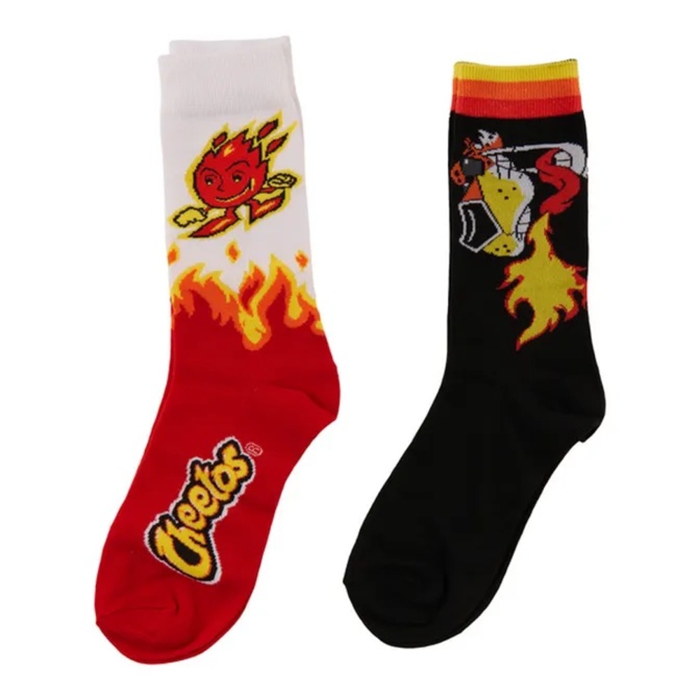 🆕 Red and Black Flame Casual Socks 

Free with the purchase of two items